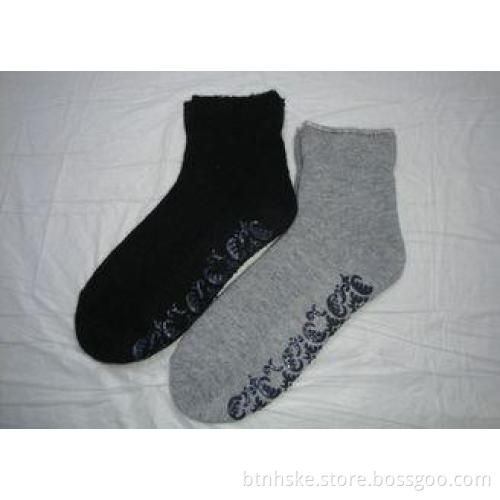 Comfortable Men's Cotton Wool Socks , Custom Mens Ankle Soc